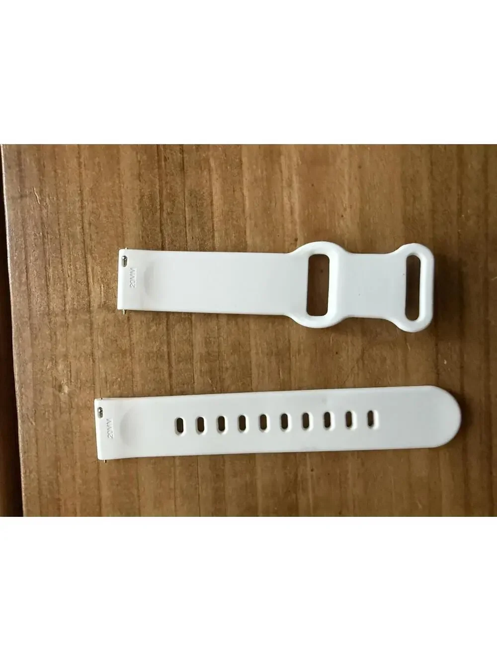 GTR 4/3/2 20MM White Silicone Watch Band